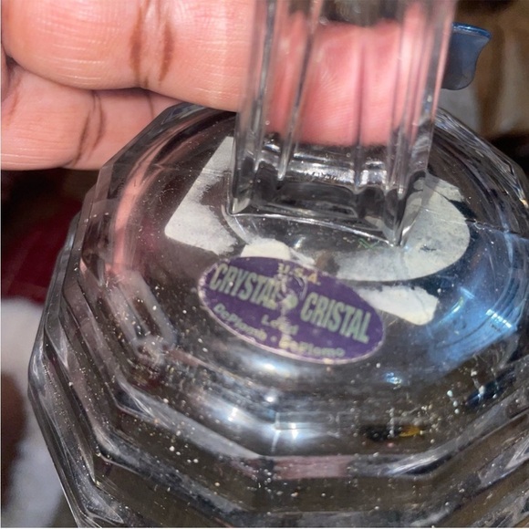 Elegant Glass Crystal Cross Ornament - Picture 2 of 2